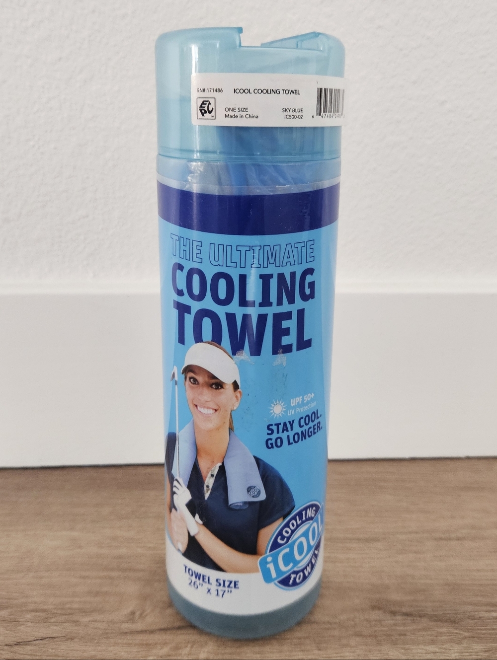 iCool Ultimate Cooling Towel Sky Blue